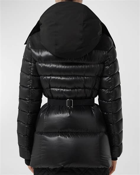 burberry women's puffer jackets|burberry burniston belted puffer coat.